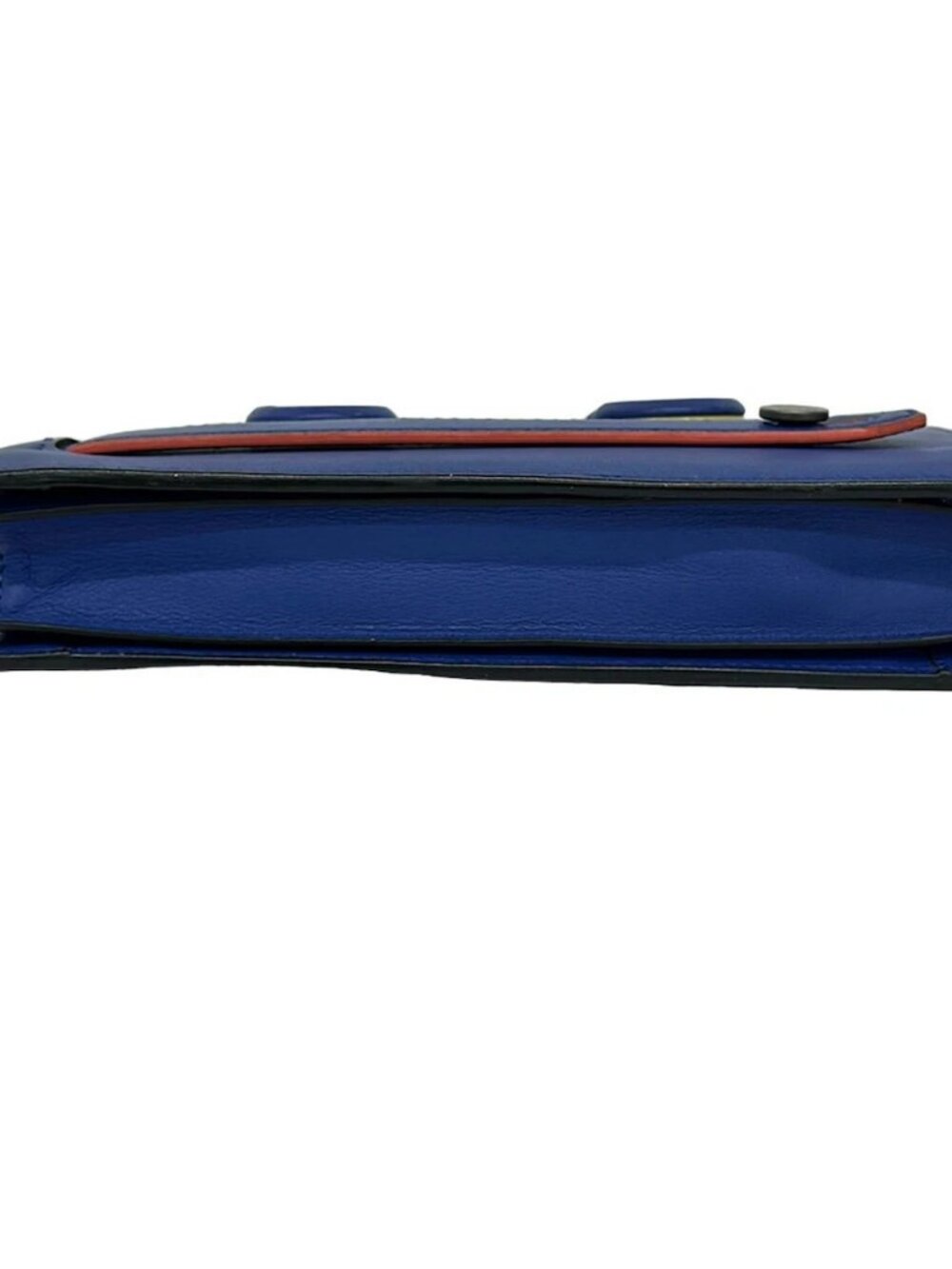 FENDI Bag Bugs 7VA350 Blue Multi Leather - Clutch Bag - Picture 5 of 15